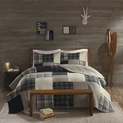 Woolrich WR14-1728 Winter Hills Quilt Mini Set Full/Queen Tan,Full/Queen