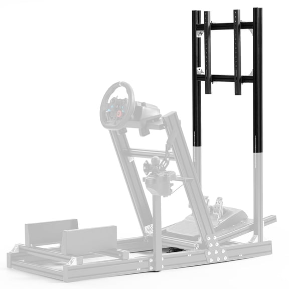 Supllueer Single Screen Monitor TV Stand Adjustable For 4080 Aluminum Profiles Racing Simulator Cockpit Fit Logitech G923 Thrustmaster.Excluding electronic devices