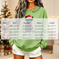 thumbnail image 4 of Asgosdo Women Christmas Sweatshirts Long Sleeve Graphic Print Tops Casual Warm Xmas Holiday Winter Shirts, 4 of 6