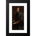 thumbnail image 2 of Henryk Szczygliński 15x24 Black Modern Framed Museum Art Print Titled - Self-Portrait (1900), 2 of 5