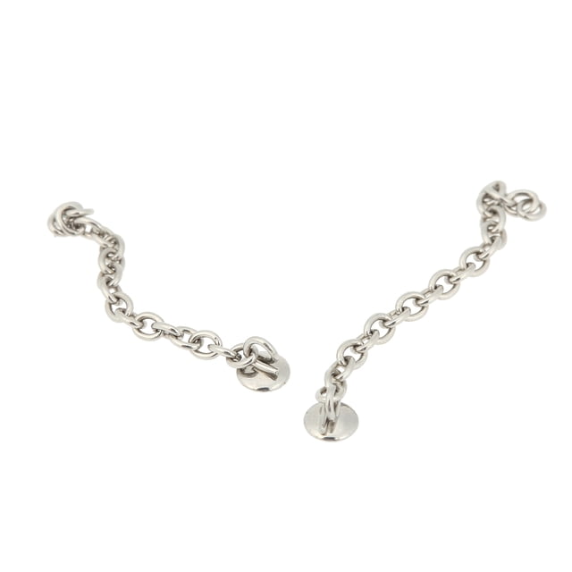 Cadena de tracción lingual Labymos Botón de Ortodoncia Dental 2 Piezas Color Plata