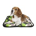 thumbnail image 2 of PKQWTM Avocado Pattern Tile Green Vegetable Pet Dog Cat Bed Pee Pads Mat Cushion Potty Dogsblankets Crate Bed Kennel 20x24 inch, 2 of 3