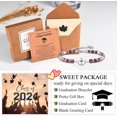 thumbnail image 3 of Graduation Gifts for Her Girls Women Class of 2024 High School/Kindergarten/Preschool/ 5th 6th 8th Grade/College/Master Degree/Middle School Graduation Gifts Compass Bracelet Jewelry for Her, 3 of 7