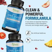 Pure By Nature One-Daily Multivitamin for Men Immune Support Energy 60 Veggie Capsules