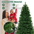 thumbnail image 5 of Gymax 7 FT Pre-Lit Artificial Christmas Tree Hinged Xmas Tree w/ 1188 Branch Tips & 700 LED Lights, 5 of 10