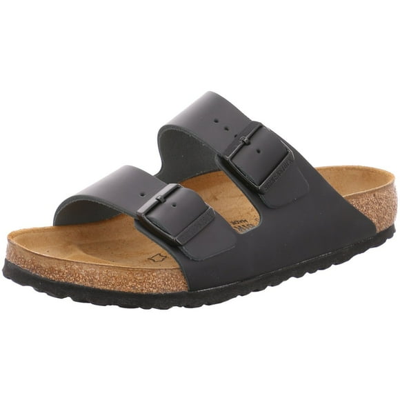 Birkenstock Arizona - Cuir (Unisexe) Cuir Noir EU 36 (US Femmes 5-5,5) Régulier