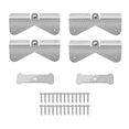 thumbnail image 1 of Stainless Steel Gutter Downspout Extension Hinge, Flip Up Hinge Design, Compatible with Rectangle and Square Downspout,B, 1 of 9
