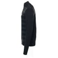thumbnail image 2 of Alfani Black Striped Half Zip Sweater , Size Small, 2 of 4