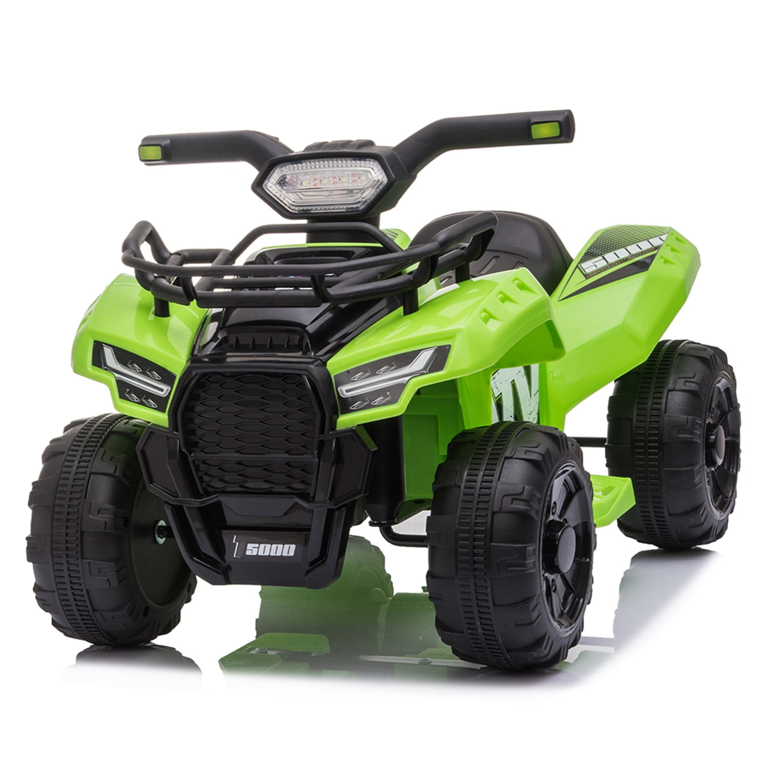 CIPACHO 6V Kids Ride on ATV, Battery Powered Electric Quad with LED Lights, Green