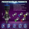 thumbnail image 2 of Faros Led H4 Ojo De Ángel Para Auto O Moto 16000lm 120w, 2 of 8