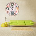 thumbnail image 1 of Reloj Estilo Vintage Non-Ticking Silencioso Antiguo Reloj de Pared de Madera para el Hogar Cocina Oficina AHeartcove SZ221208-0041JD, 1 of 5