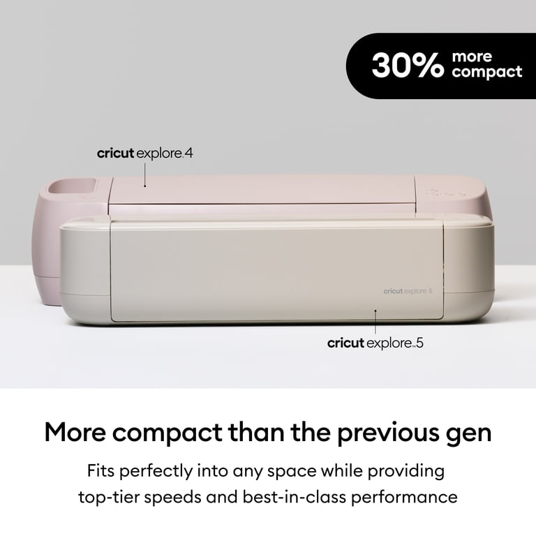 Cricut Explore 5 Smart Die-Cutting Machine Starter Bundle, Cream