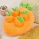 thumbnail image 3 of Carrot Plush Toy Cartoon Happy Fruit Park Pillow Carrot Doll 22x22cm, 3 of 5