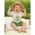 thumbnail image 6 of BemeyourBBs Toddler Baby Boys Golf Outfits Infant Boys 2Pcs Summer Clothes Short Sleeve Golf Clubs Embroidery T Shirt Tops with Shorts Set, 6 of 9