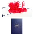 thumbnail image 5 of Tarjeta emergente de corazón de amor para el Día de San Valentín. Tarjetas de felicitación emergentes 3D para aniversario de bodas, cualquier ocasión, esposa o esposo., 5 of 5