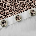 thumbnail image 4 of Manfei Brown Cheetah Print Blackout Curtains Set of 2 (52x84 Each) for Female, Modern Fashion Style Window Curtains, Cow Stripes Curtains and Drapes, Curtains and Drapes Room Decor, 4 of 6