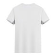 thumbnail image 4 of pstuiky Camisa de manga corta para hombre, Blusa deportiva informal de color liso con cuello redondo y manga corta elástica para hombre camisetas de hombre m, 4 of 6