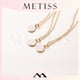 thumbnail image 4 of Collar Con Colgante De Letras Inglesas De Metal Metiss Para Mujer A-Z Para Regalo, 4 of 4