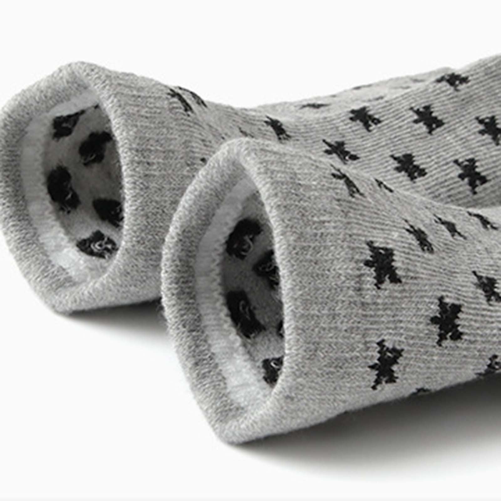Shldybc Toddler Girl Socks Baby Non Slip Grip Cute Ankle Cotton Socks with Grippers for Toddlers Infants Kids Boys Girls 2-3T Colorful Christmas Gifts