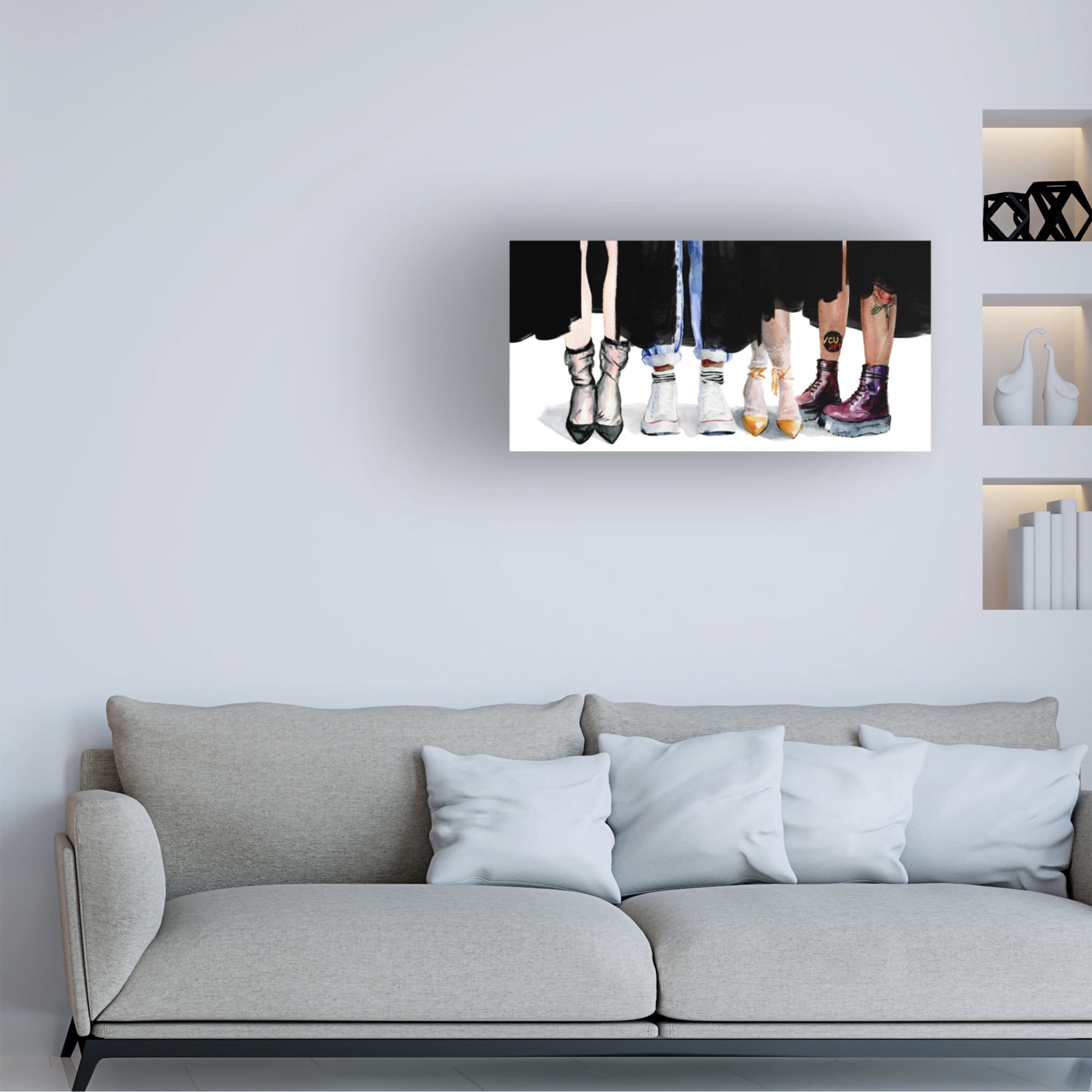 Canvas Wall Art - Jennifer Paxton Parker 'Graduation Day III' Wall Art for Living Room, Bedroom, or Office Décor by Trademark Fine Art - 24 x 12 Inches