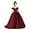 Burgundy, variant on 2-14T Kids Teens Flower Girl Dress Off Shoulder Pageant Sparkling Formal Dress Birthday Party Ball Gowns