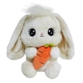 thumbnail image 1 of Grande peluche de Pâques : Lapin crème, 1 of 4