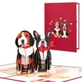 thumbnail image 1 of Tarjeta emergente para perro, tarjetas de San Valentín, tarjeta de felicitación de feliz aniversario, tarjeta de cumpleaños emergente 3D, tarjeta de boda, tarjeta Pensando en ti, 1 of 5