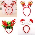 thumbnail image 4 of Diademas navideñas Reno de Papá Noel Banda para la cabeza para niños Vestir Cuerno de reno, 4 of 8
