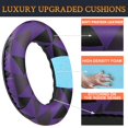 thumbnail image 3 of Almohadillas para auriculares SoloWit para Bose QC Series, color morado y negro, 3 of 4