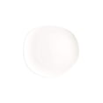 thumbnail image 2 of Vago 11.5" x 10.5" Organic Warm White Porcelain Plate (Set of 2), 2 of 4