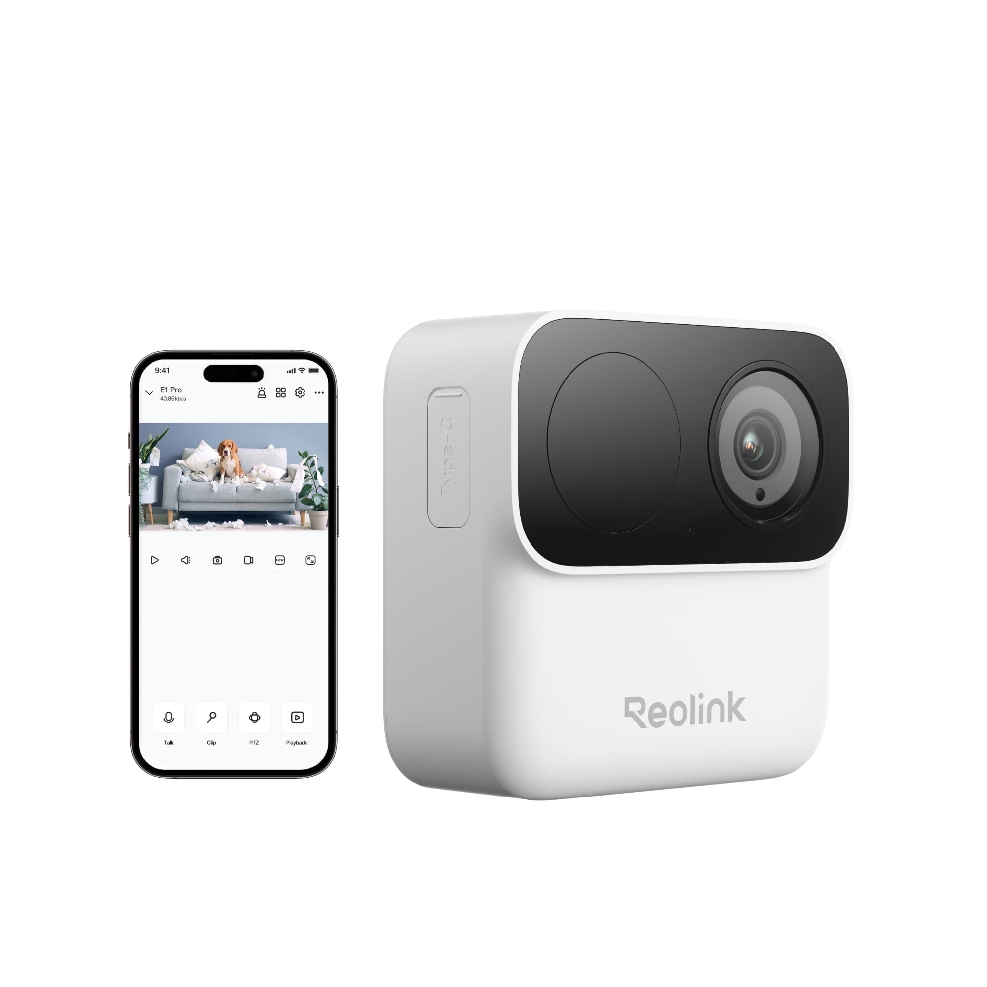 Reolink Argus MagiCam 2MP Magnetic Battery Security Camera, Indoor Outdoor Use, Dual-Band WiFi
