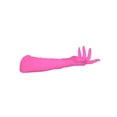 thumbnail image 1 of Gravity Threads 23" Inch Long Satin Opera Style Gloves Hot Pink, 1 of 2