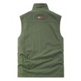 thumbnail image 3 of Kureaily Men's Fishing Vest Safari Travel Vest with Pockets Outdoor Work Photo Fly Summer Vest, 3 of 7