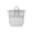 Gray, variant on COM1950s Mesh Drawstring Bag, Nylon Toiletry Pouch for Travel, Gym, and Bathroom Essentials