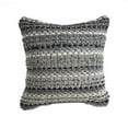 thumbnail image 2 of LR Resources PILLO07358BKGIIPL Coussin à Rabat en Tissage Gris - Noir et Gris, 2 of 4
