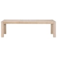 thumbnail image 2 of BenJara 71-102 Inch Wood Dining Extendable Table, 2 Removable Leaves, Modern Brown, 2 of 9