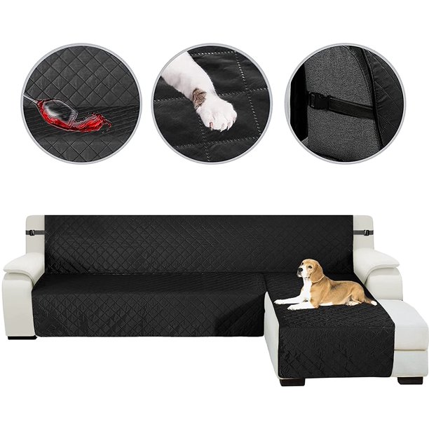 HDCAXKJ Sectional Couch Covers for Dogs 3Pieces Water Resistant L