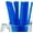 Blue, variant on Plastic Smoothie Straws, BPA-Free, 10" x 0.28", 250 Count, Pink
