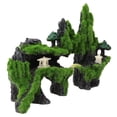 thumbnail image 2 of Fish Tank Decoration Accessories Moss Tree House Cave for Little Fish Vividly, 2 of 10