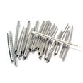 thumbnail image 2 of Deliqiba Guitar Frets Wire 24Pcs/ Set Stainless Steel Guitar Fret Wire 24 Fingerboard Frets 2.7Mm For Acoustic Guitar Parts, 2 of 3