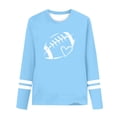 thumbnail image 3 of Favoffer Big Kids Rugby Graphic Long Sleeve Tee Trendy Soft Breathable Regular Fit Round Neck Long Sleeve T-Shirt Blouse Top for Outdoor Sports Camping Travel Daily Wear 3-14Y, 3 of 6