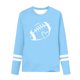 thumbnail image 4 of Blusas y camisas de manga larga con cuello redondo Camiseta estampada de manga larga para niños Cuello redondo Manga larga Casual Versátil Top de poliéster para niñas, 4 of 6