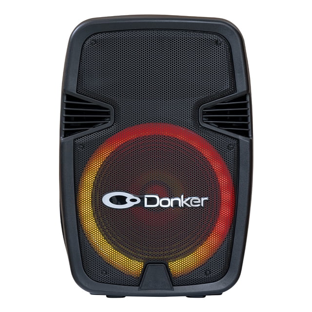BAFLE DONKER® 15" DE 25,000 W PMPO KSR-LINK CON TRIPIÉ Y MICRÓFONO ALÁMBRICO Donker GEM-5715