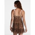 thumbnail image 3 of No Boundaries Beaded Lace Babydoll Dress, Women's XS-3XL, 3 of 5