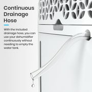 Pro Breeze 50 Pint Dehumidifier for Home & Basement – Covers up to 3,500 sq ft, with Humidity Sensor, Auto Shut Off, Continuous Drain Hose & Moisture Removal for Large Rooms