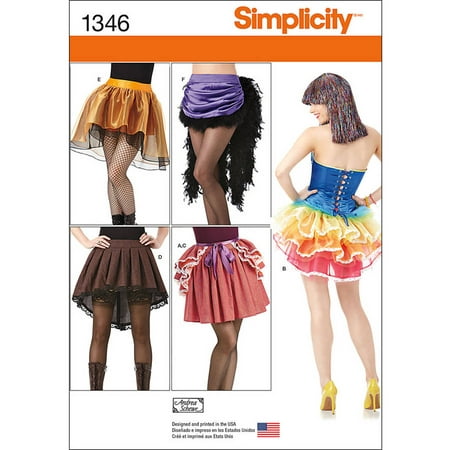 Simplicity Adults' Size 6-14 Costume Pattern, 1 Each
