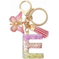 thumbnail image 1 of Letter Keychain,26 Letters A-Z Decorative Letter Keychain,Name Keychain for Women Girls Men Teenager Gift, 1 of 2