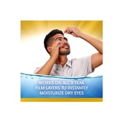 Refresh Optive Mega-3 Lubricant Eye Drops Preservative-Free 0.01 fl oz, 30 Vials - 2 Pack (Packaging may vary)