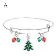 thumbnail image 1 of Fiudx Pulsera Navideña, Elegante Alegría de Cristal para Mujer, Elegante Accesorio Expandible para Niñas, Regal Festivo para Acción de Gracias y Navidad, Diseño Moderno, Ideal para Ocasiones Especial, 1 of 2