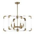 thumbnail image 5 of Rotterdam by Brian Thomas 6-Light Pendant in Warm Brass, 5 of 7